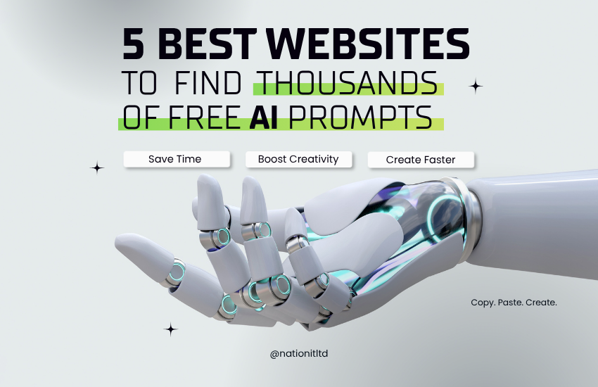 5 best websites to find thousands of free AI prompts